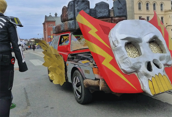 Art Cars at the 2013 H Street Festival.  Photo credit: Phil Hutinet.